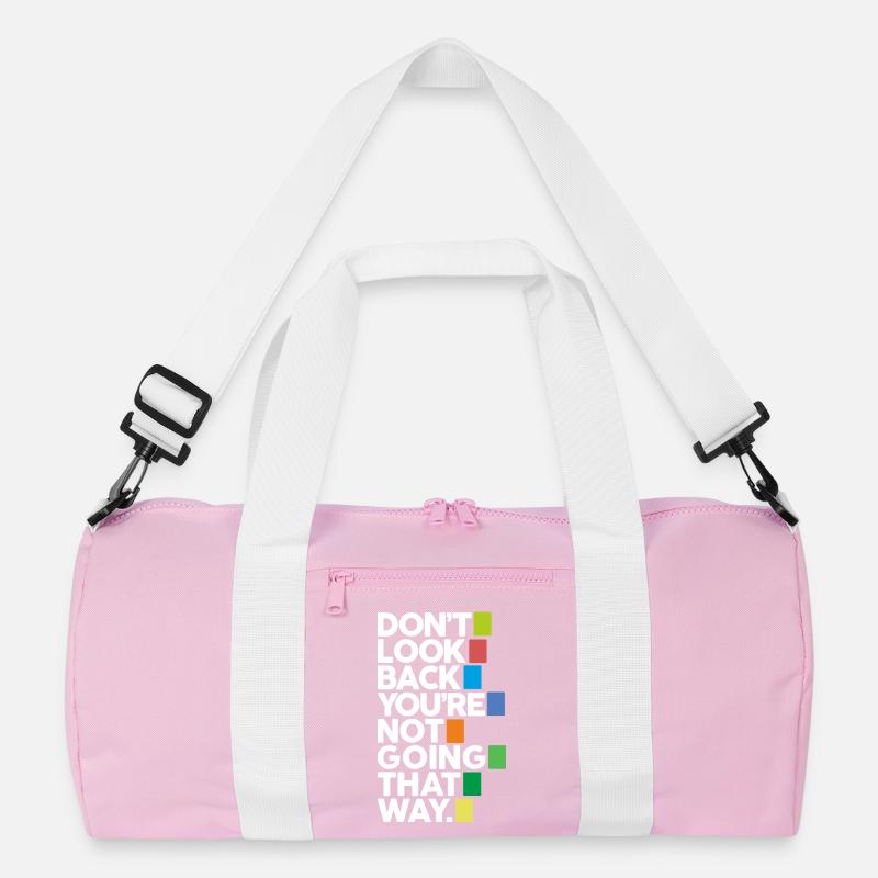 Don't look back (dark) Recycled Duffel Bag