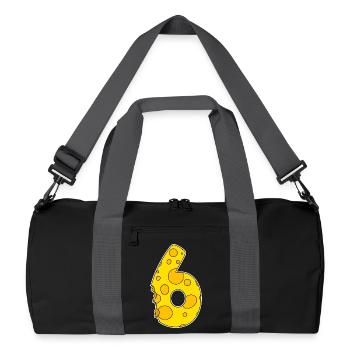 Figure 6 - Recycled Duffel Bag - black/graphite grey - Front
