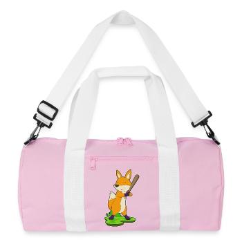 Batte de baseball Fox - Sac de sport recyclé - rose/blanc - Devant