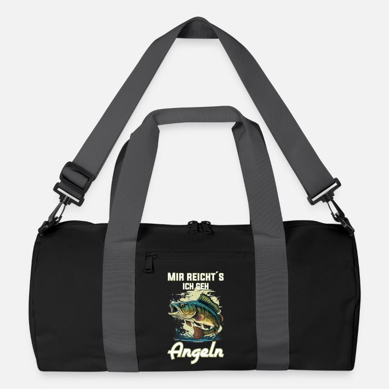 I've had enough, I'm going fishing! Recycled Duffel Bag