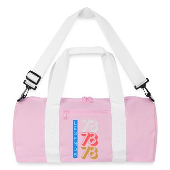 Schéma Legends 1978 - Sac de sport recyclé - rose/blanc - Devant