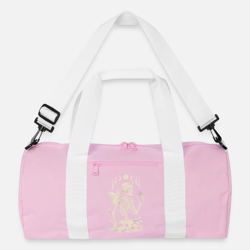 Gothic Skelett Fee mit Mondphasen Recycelte Duffel Bag