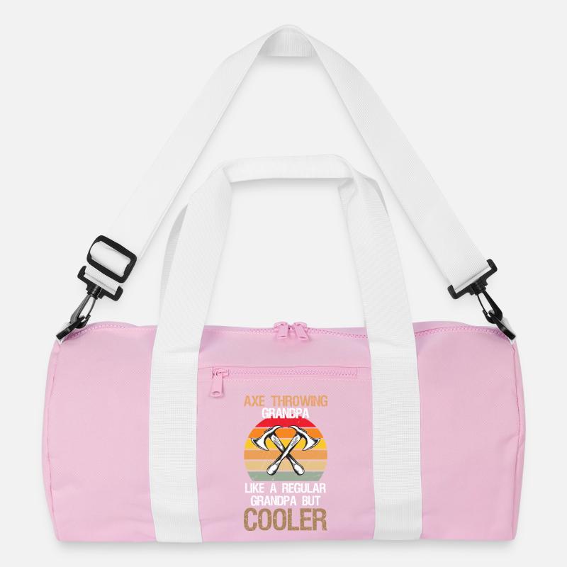 Axe Throwing Grandpa Axe Thrower Recycled Duffel Bag