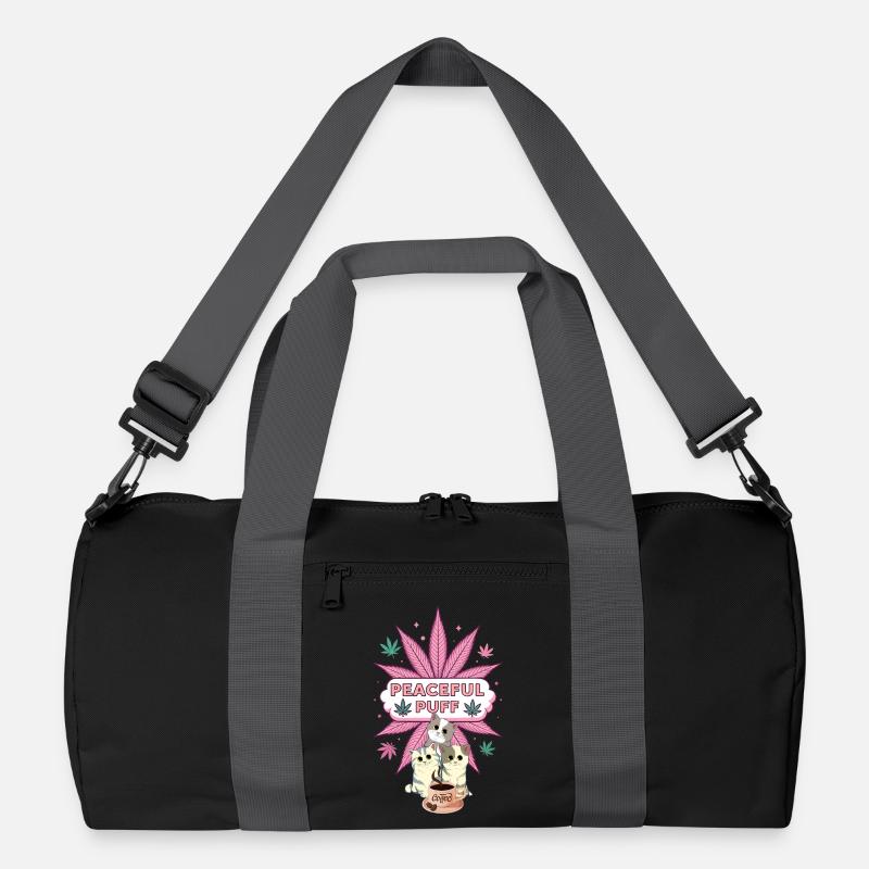 Peaceful Puff C&C Recycelte Duffel Bag