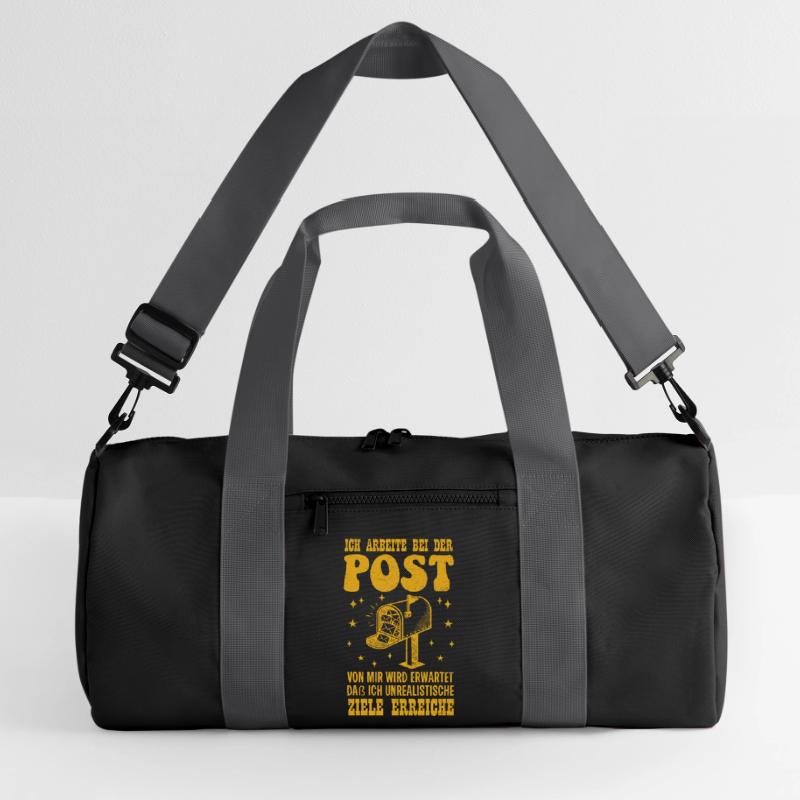 Postboten ICH ARBEITE BEI DER POST VON MIR WIRD Recycelte Duffel Bag