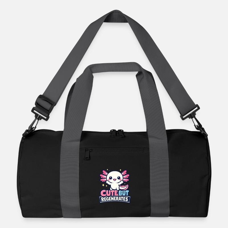 Cute But Regenerates - Axolotl Recycelte Duffel Bag