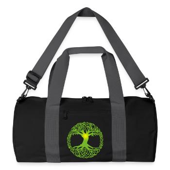 Celtic tree - Recycled Duffel Bag - black/graphite grey - Front