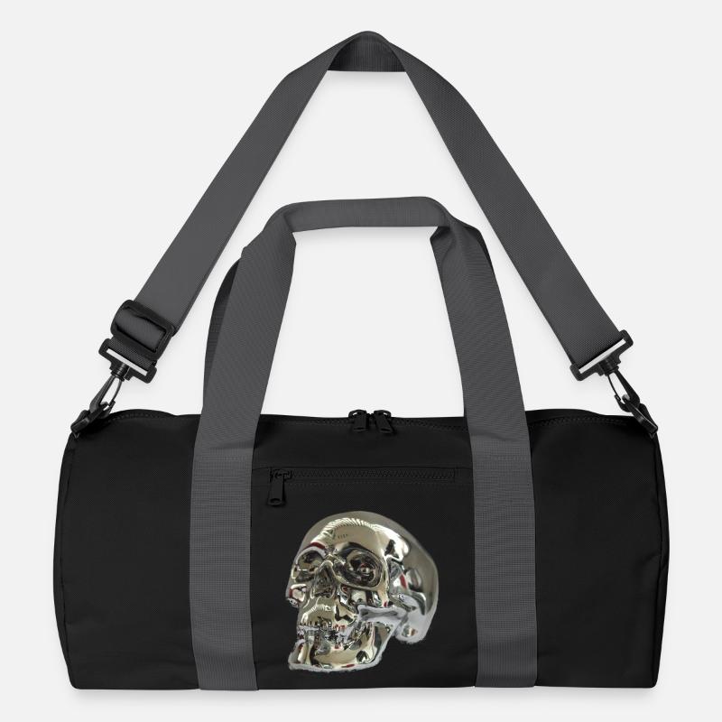 Silber Skull Recycelte Duffel Bag
