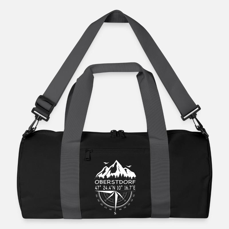 Oberstdorf - Recycelte Duffel Bag - Schwarz/Graphitgrau