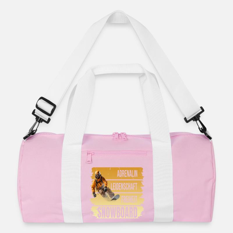 Adrenalin - Leidenschaft - Freiheit - Snowboard Recycelte Duffel Bag