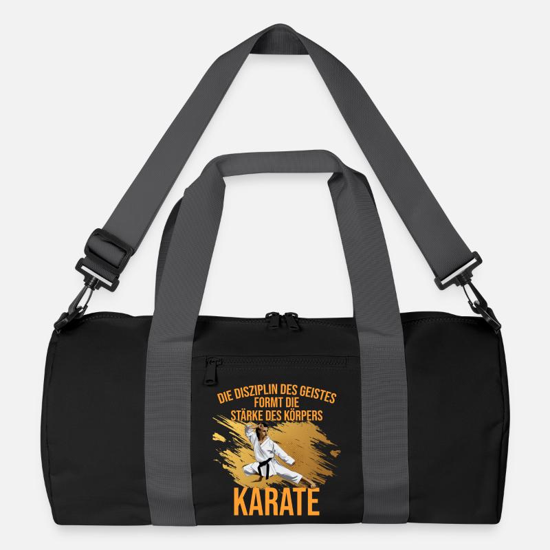 Die Disziplin des Geistes formt die Stärke Recycelte Duffel Bag