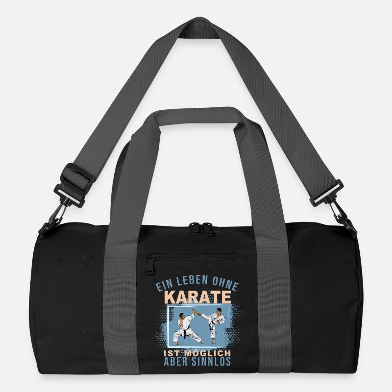 Ein Leben ohne Karate ist möglich, aber Sinnlos Recycelte Duffel Bag