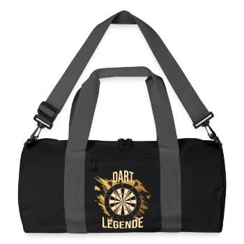 Dart Legende - Recycelte Duffel Bag - Schwarz/Graphitgrau - Vorne