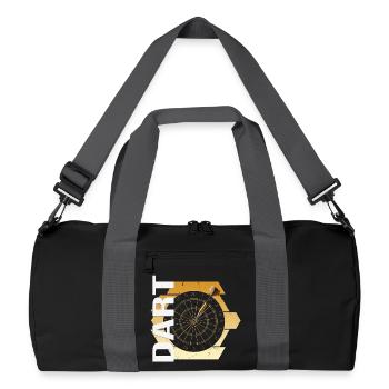 Dart - Recycelte Duffel Bag - Schwarz/Graphitgrau - Vorne