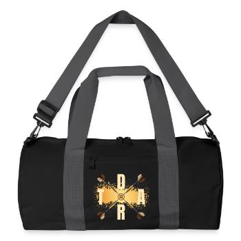 Dart - Recycelte Duffel Bag - Schwarz/Graphitgrau - Vorne