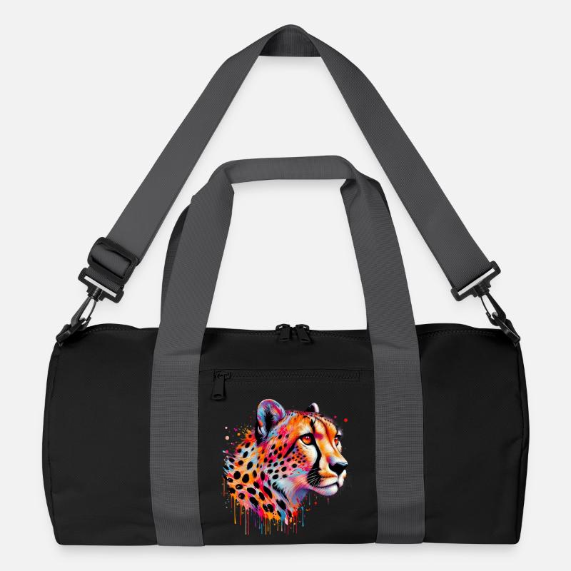 Gepard - Recycelte Duffel Bag - Schwarz/Graphitgrau