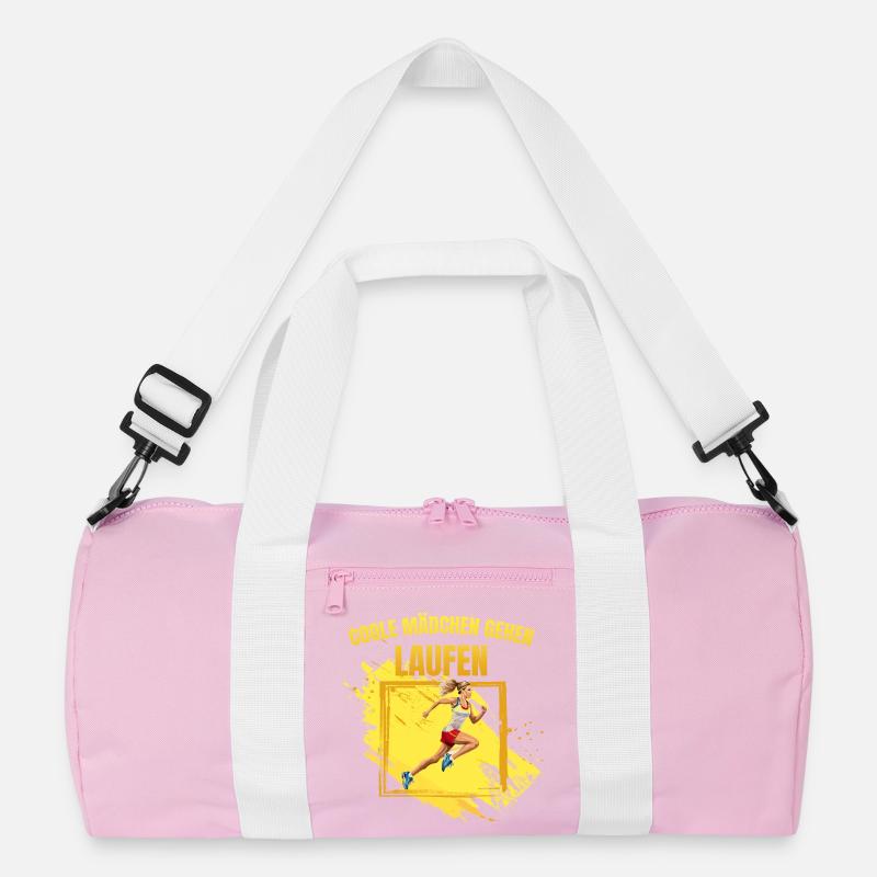 Coole Mädchen gehen Laufen Recycelte Duffel Bag