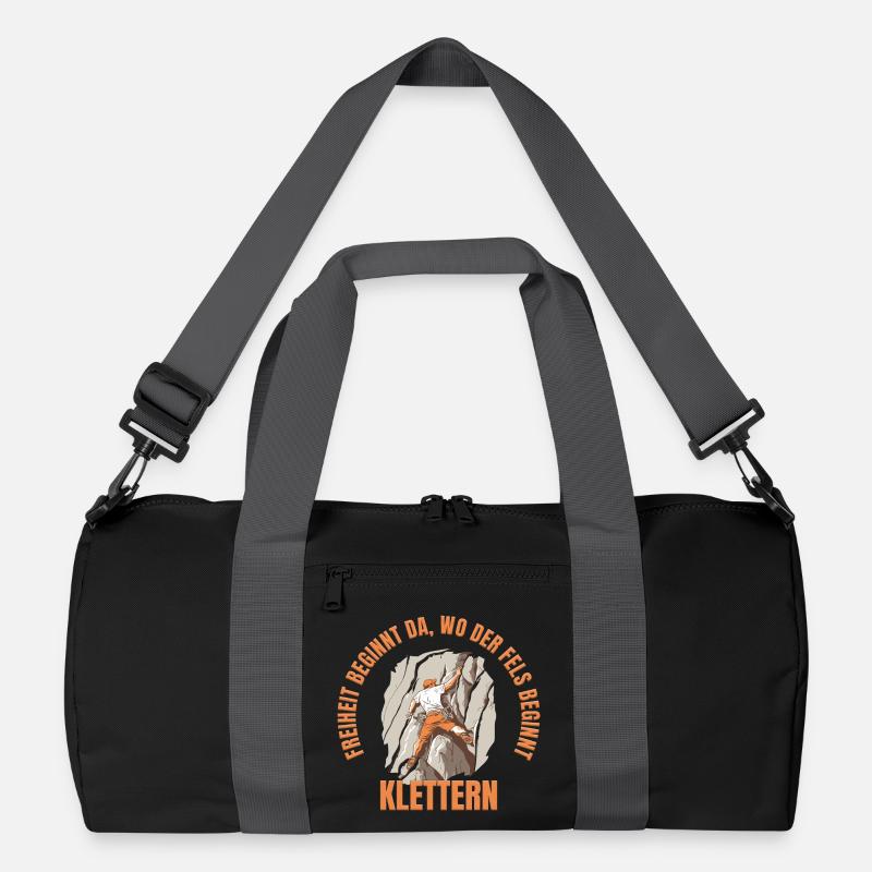 Freiheit beginnt da, wo der Fels beginnt Recycelte Duffel Bag