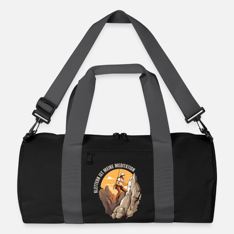Klettern ist meine Meditation Recycelte Duffel Bag