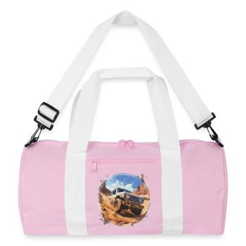 Voiture tout-terrain Jimny 4x4 - Sac de sport recyclé - rose/blanc - Devant