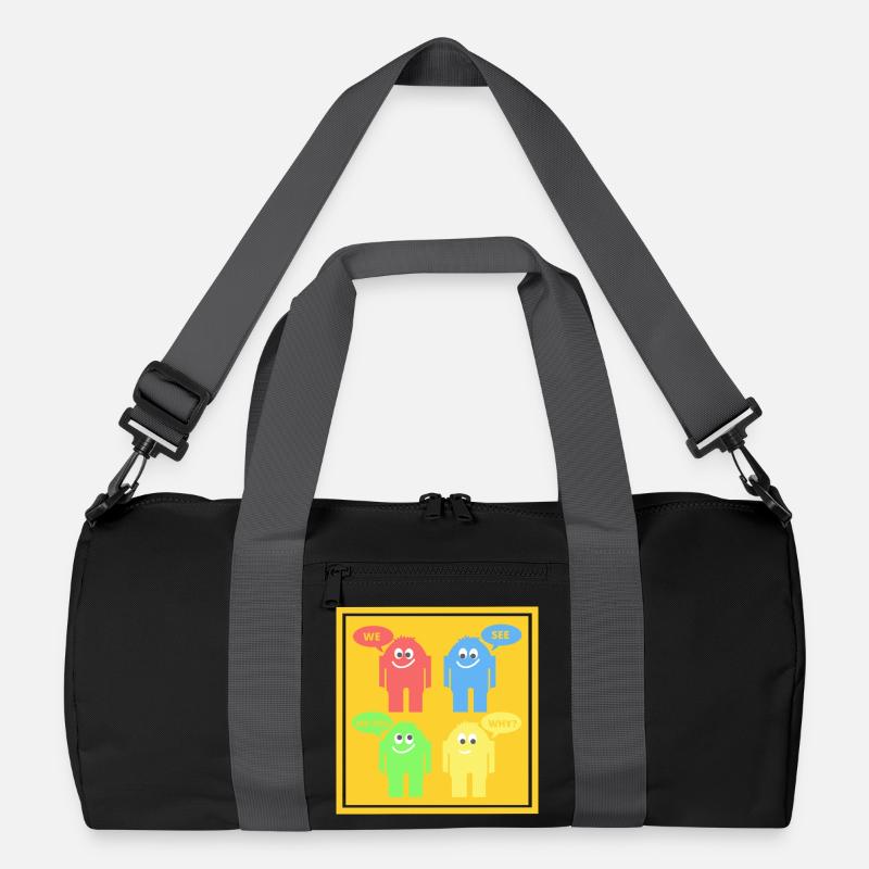 Funny Men Recycled Duffel Bag