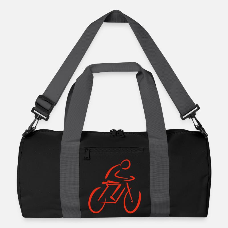 Fahrrad Stilisiert Recycelte Duffel Bag