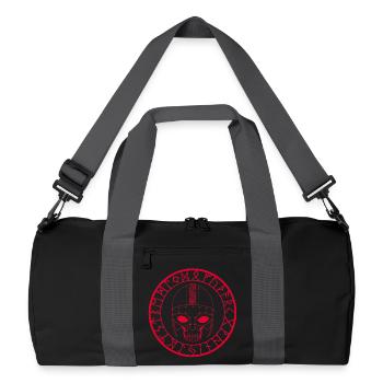 Viking Skull (Red) - Recycled Duffel Bag - black/graphite grey - Front