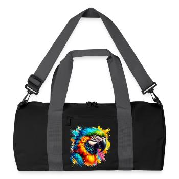Parrot - Recycled Duffel Bag - black/graphite grey - Front