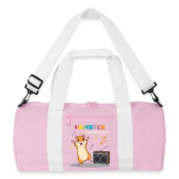 Syndrome de la danse du hamster - Sac de sport recyclé - rose/blanc - Devant