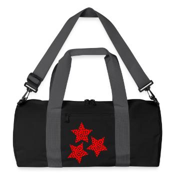 HAPPY NEW YEAR. NEW YEAR'S EVE. NEW YEAR - Recycled Duffel Bag - black/graphite grey - Front