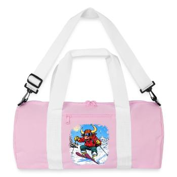 Ski Taurus - Sac de sport recyclé - rose/blanc - Devant