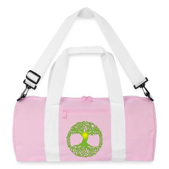 Abre celte - Sac de sport recyclé - rose/blanc - Devant