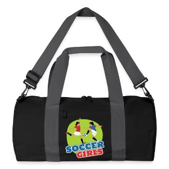 Soccer Girls - Recycled Duffel Bag - black/graphite grey - Front