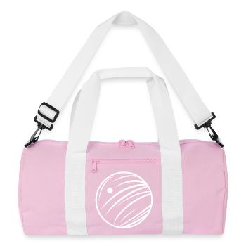 Croquis de bowling - Sac de sport recyclé - rose/blanc - Devant