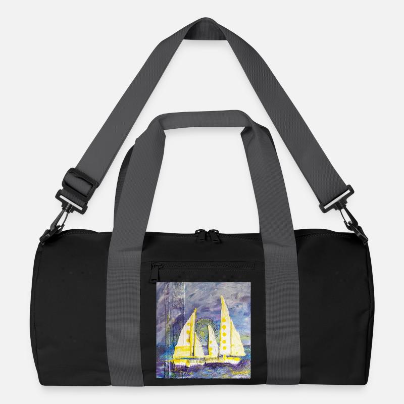 Sailboat - Recycled Duffel Bag - black/graphite grey