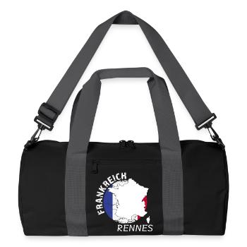 Rennes - Recycled Duffel Bag - black/graphite grey - Front