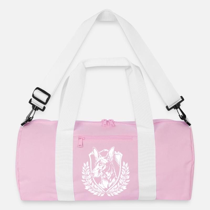 Dobermann Schild mit Lorbeer Recycelte Duffel Bag