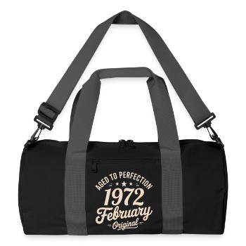Février 1972 - February 1972 - Recycled Duffel Bag - black/graphite grey - Front