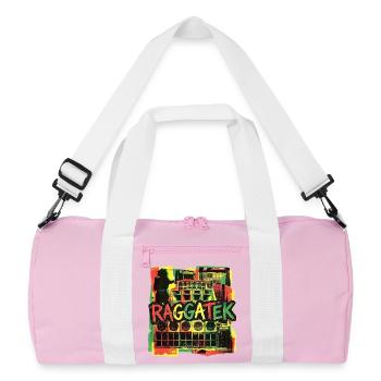 Système de son Raggatek Session - Sac de sport recyclé - rose/blanc - Devant