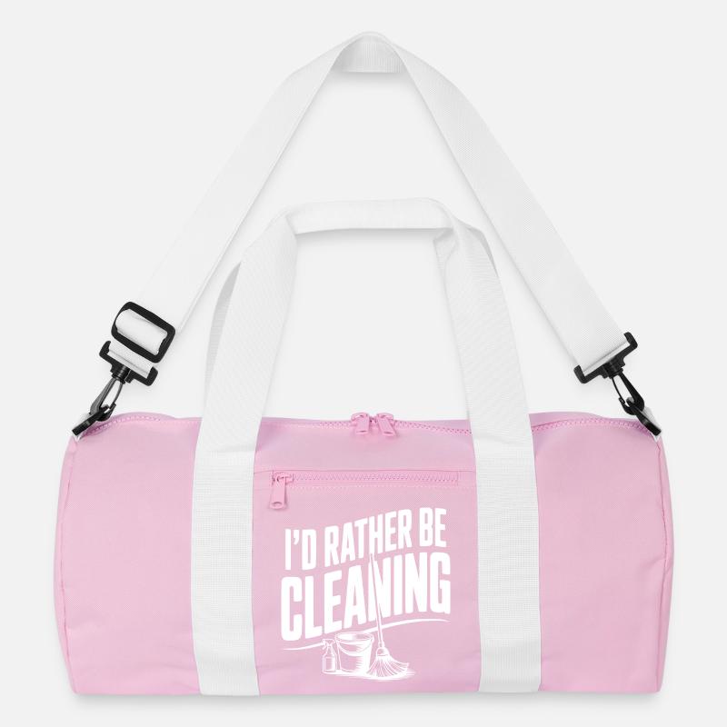 Ich würde lieber putzen Recycelte Duffel Bag