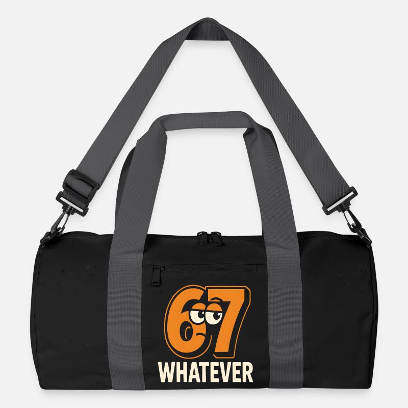 Six Seven Whatever Italian Brainrot Humor Meme  Recycelte Duffel Bag