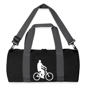 Bicycle - Recycled Duffel Bag - black/graphite grey - Front