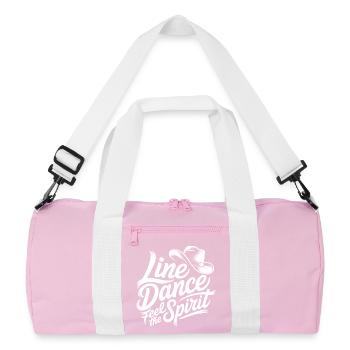 Line Dance Spirit - Sac de sport recyclé - rose/blanc - Devant