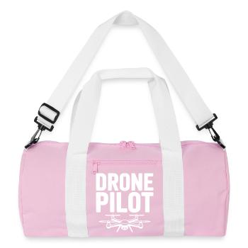 pilote de drone - Sac de sport recyclé - rose/blanc - Devant
