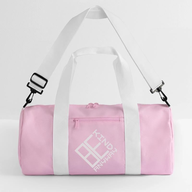 Be Kind Anyway Freundlichkeit Statement Spruch Recycelte Duffel Bag
