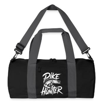 Pike Fishing - Recycled Duffel Bag - black/graphite grey - Front