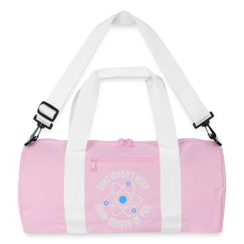 Ce n’était pas très axé sur les données de ta part, nerd drôle - Sac de sport recyclé - rose/blanc - Devant