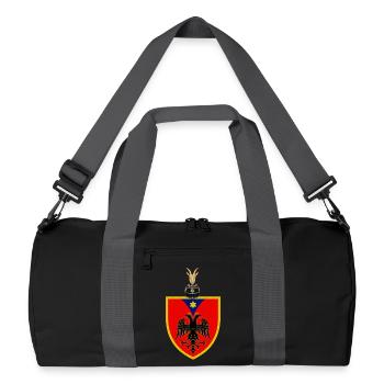 Shqip'ria - Recycled Duffel Bag - black/graphite grey - Front