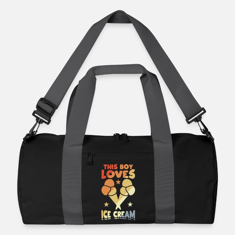 Dieser Junge liebt Eiscreme Recycelte Duffel Bag