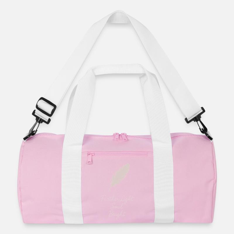 Feather And Dream Boho Festival Spiritual Pattern Recycled Duffel Bag